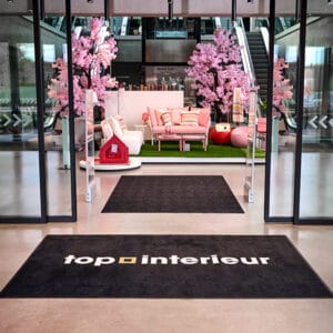 Tapis logo personnalisé