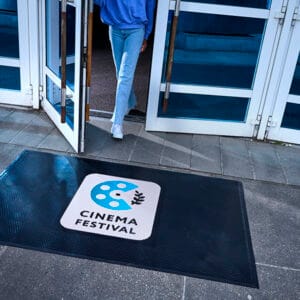 Tapis logo caoutchouc