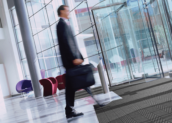 Tapis d’entrée en rouleaux robuste