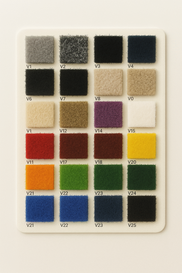 Couleurs Tapis logo fibre synthétique
