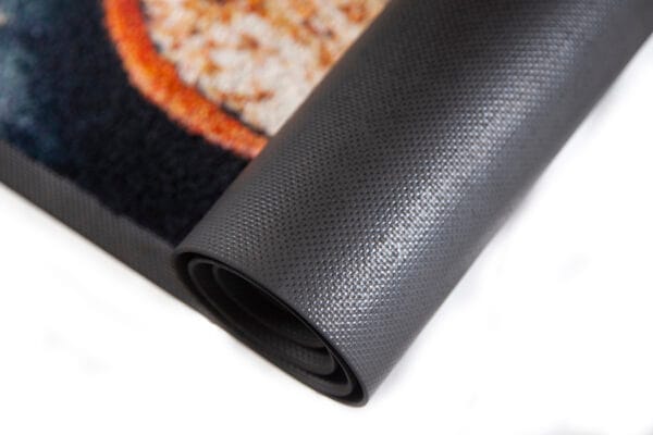 Tapis logo en fibre recyclée