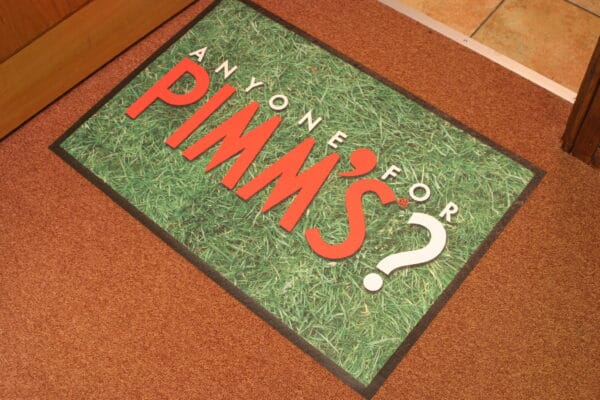 Tapis logo publicitaire