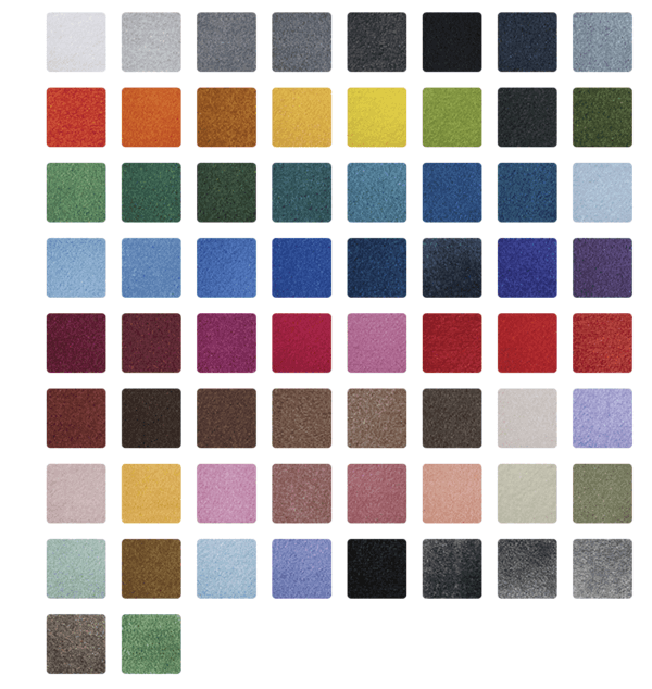 Tapis logo en fibre recyclée