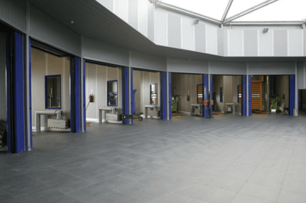 Dalles pour entrepôt