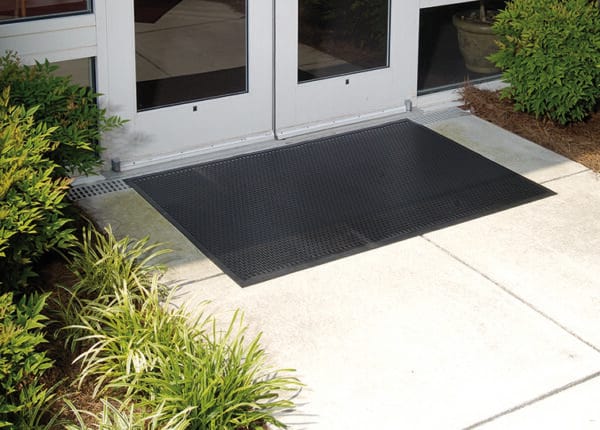 Tapis d&rsquo;entrée extérieur en caoutchouc