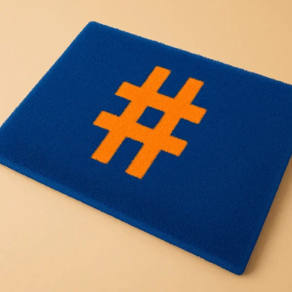 Tapis logo fibre synthétique