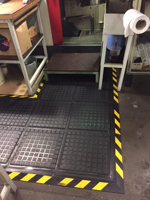 Tapis anti-fatigue secteur industriel