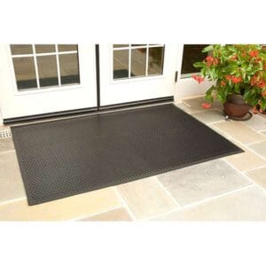 Tapis d&rsquo;entrée extérieur en caoutchouc