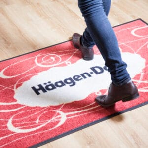 Tapis logo personnalisé