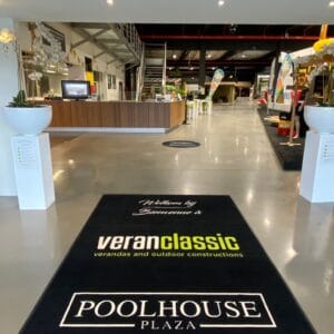 Tapis logo personnalisé