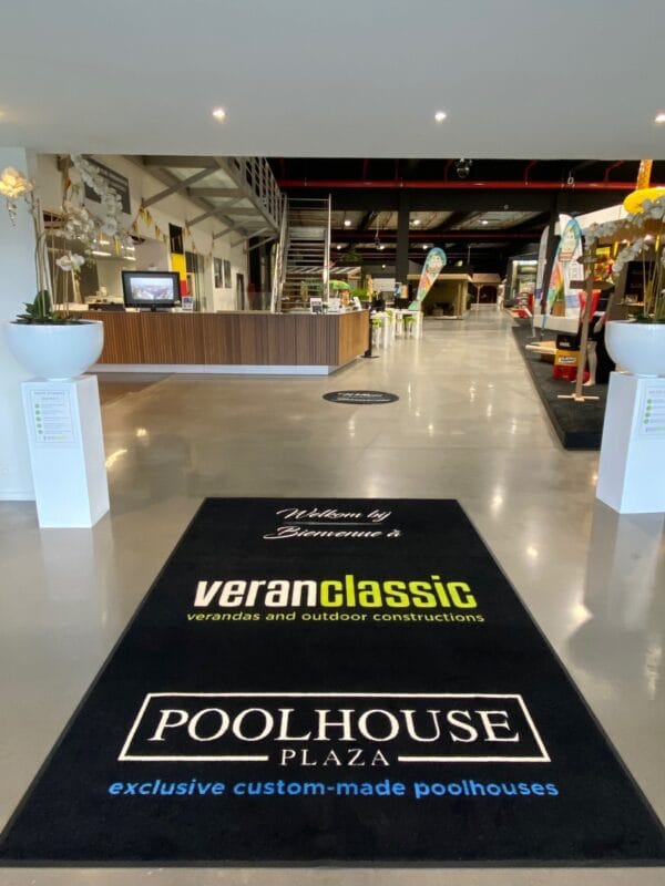 Tapis logo personnalisé