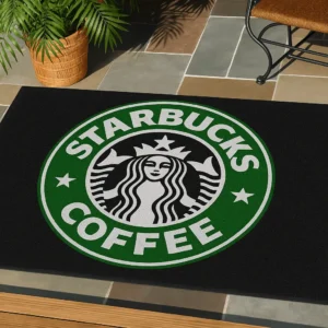Tapis logo personnalisé starbucks