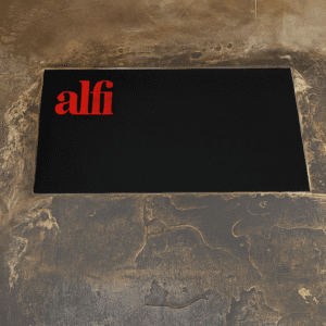 Tapis logo fibre synthétique
