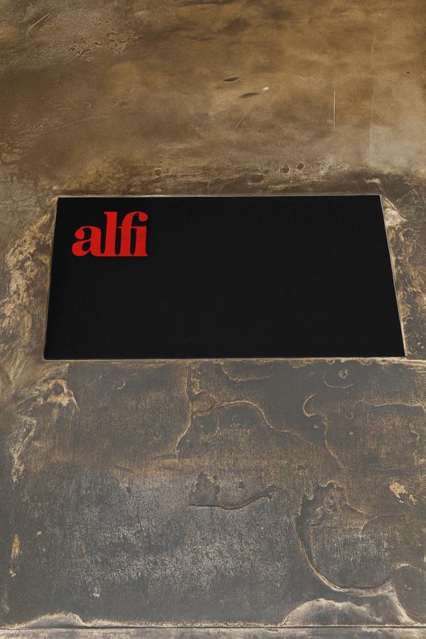 Tapis logo fibre synthétique