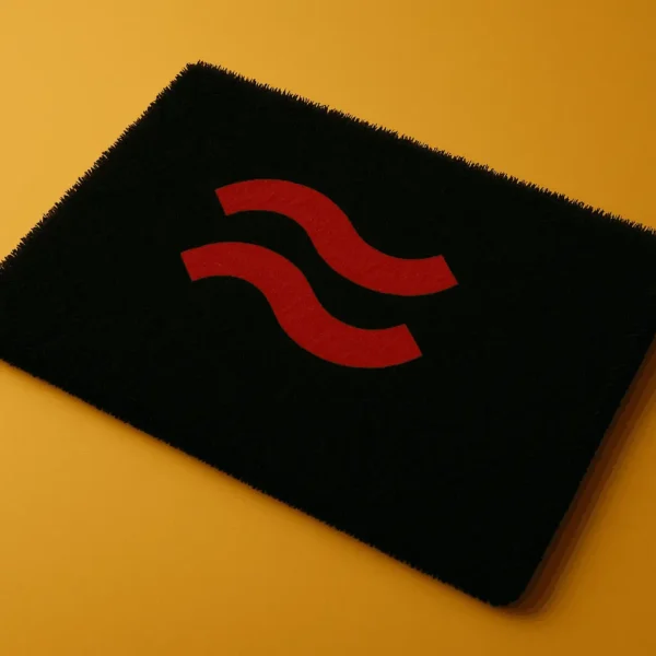 Tapis logo fibre grattante