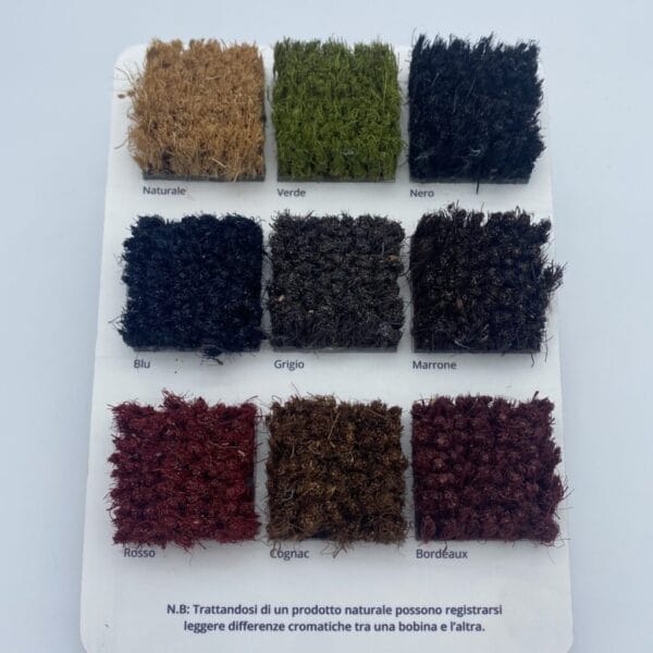 Tapis logo fibres coco