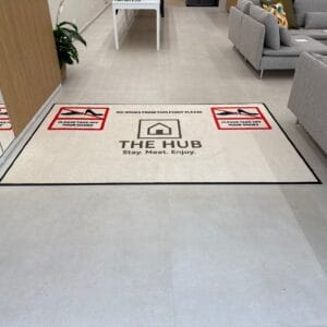 Tapis logo personnalisé - The Hub
